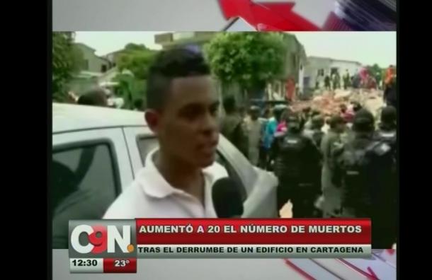 Aumentó número de muertos tras derrumbe en Cartagena