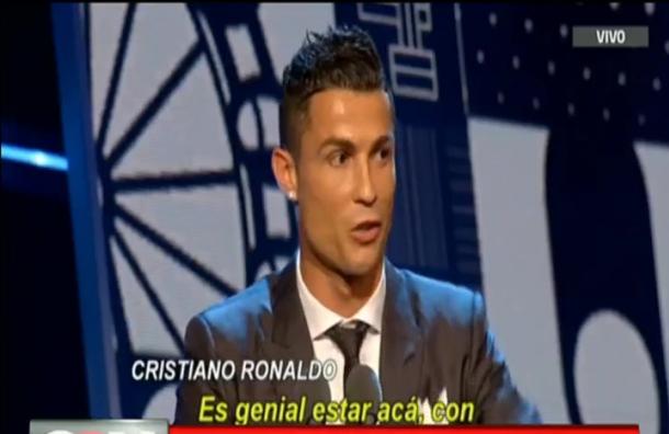 Cristiano Ronaldo se quedó con el premio a mejor jugador de la FIFA