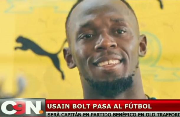 Usain Bolt se pasa al fútbol