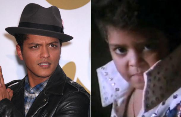Lo más tierno que verás hoy: Bruno Mars imitando a Elvis Presley cuando tenía 4 años