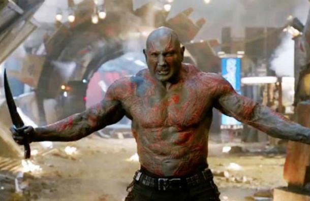 La increíble transformación de Dave Bautista en Drax de «Guardianes de la Galaxia»