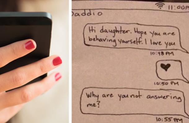 Le quitó el teléfono celular a su hija como castigo y se burló de ella con una épica broma